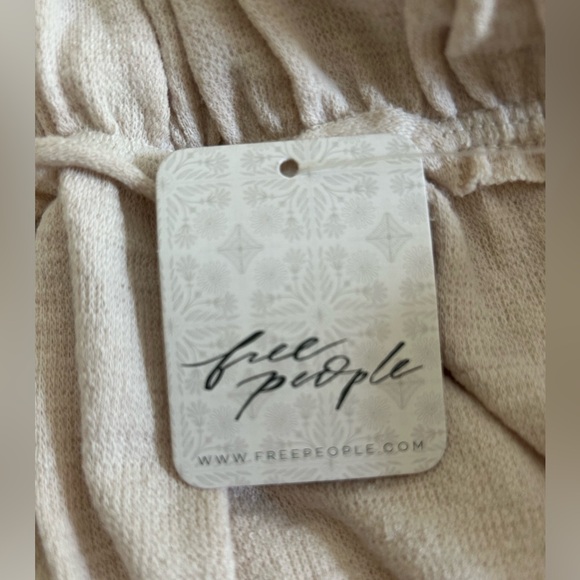 ***SOLD***FREE PEOPLE NWT Beach Pants Natural Color Size XS - Picture 7 of 8